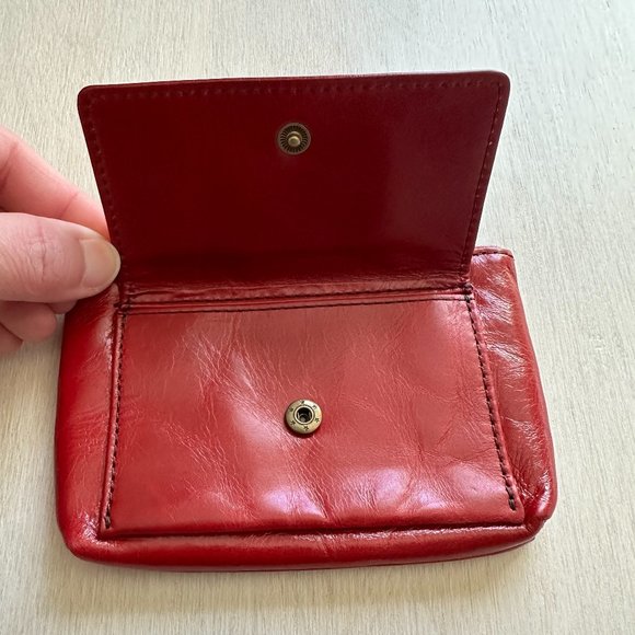 HOBO GOGO Wallet in Brick (deep red) Leather - Picture 3 of 4